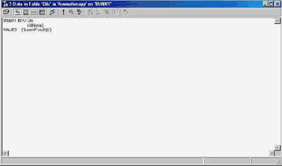      SQL Pane