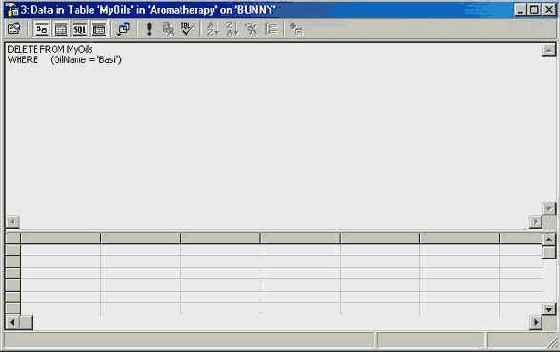      SQL Pane