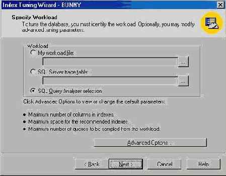   Index Tuning Wizard